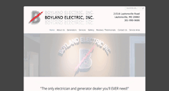 Desktop Screenshot of boylandelectric.com
